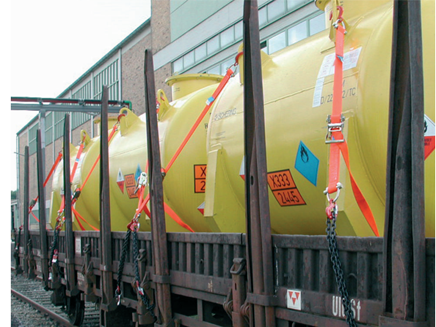 Large-tonnage lashing strap