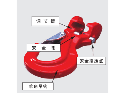 Chain slings with clevis hooks