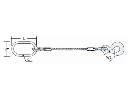 single-leg wire rope sling