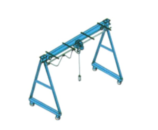 Mobile aluminum structure gantry cranes