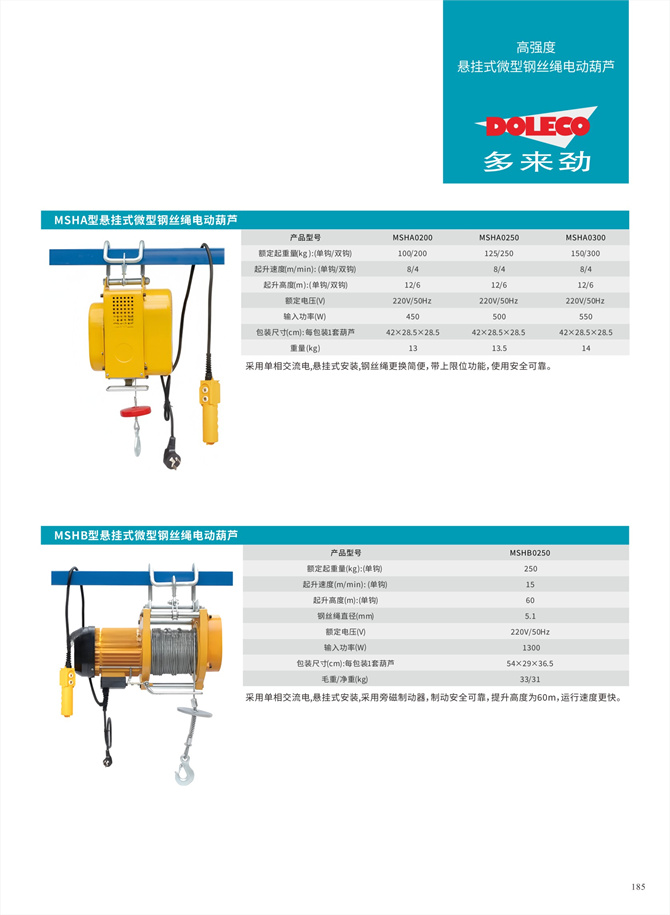 Electric Wire Rope Hoist