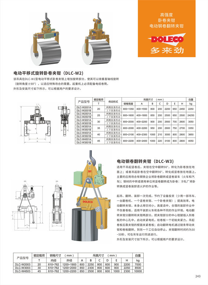 horizontal roll clamp