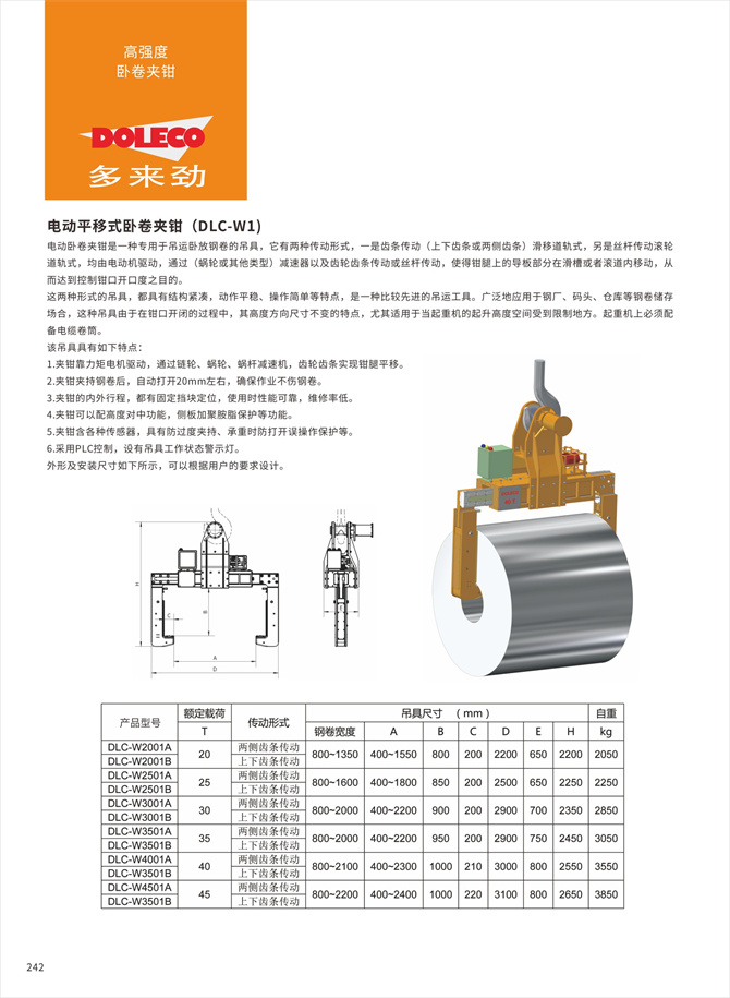 horizontal roll clamp