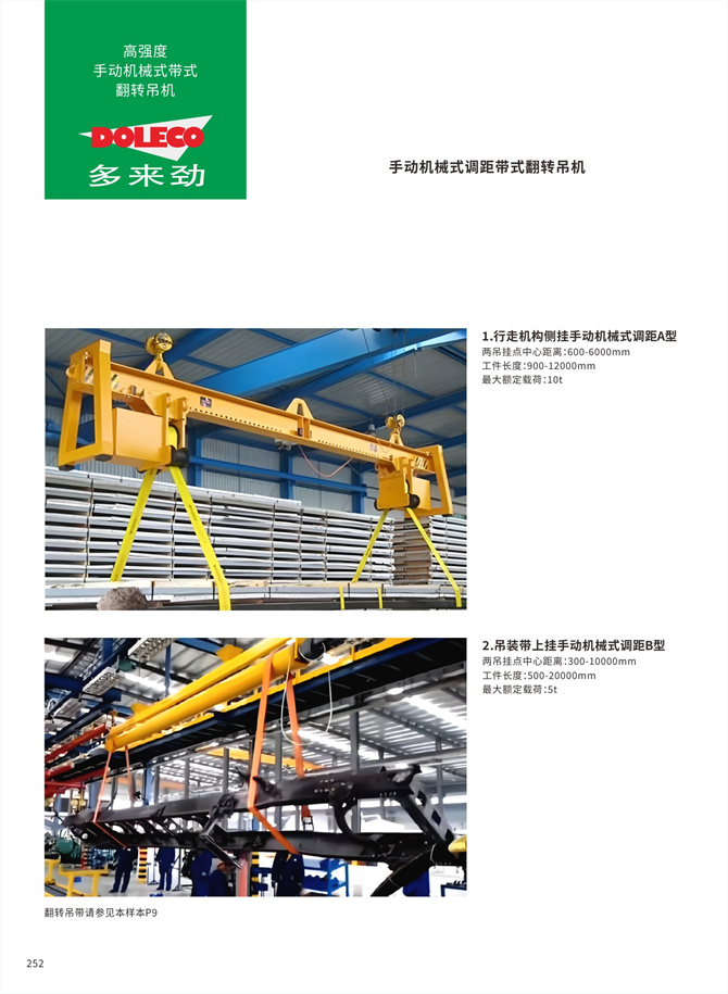 360°lifting turning machine