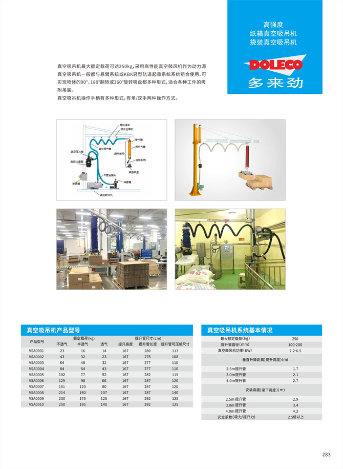 Lifter for cartons and  bags