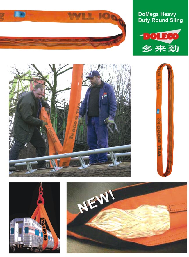 Large-tonnage round sling