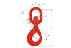 Swivel Self-Locking Hooks