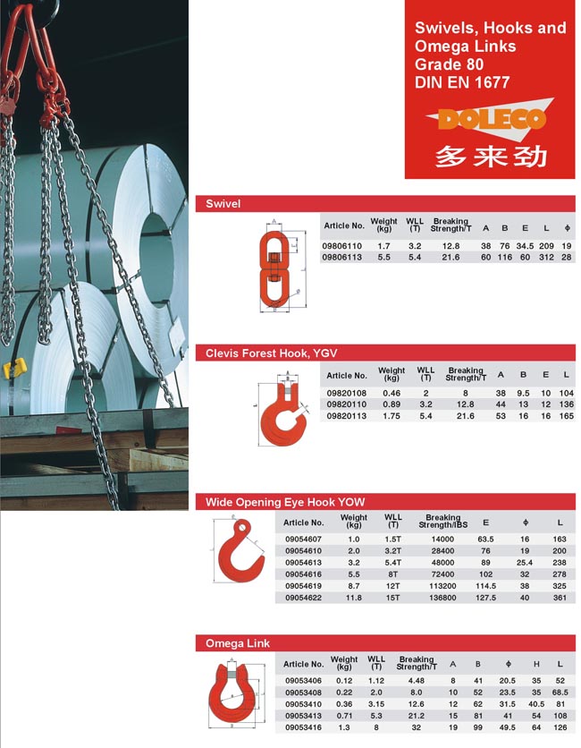 Swivels & Hooks & Omega Links