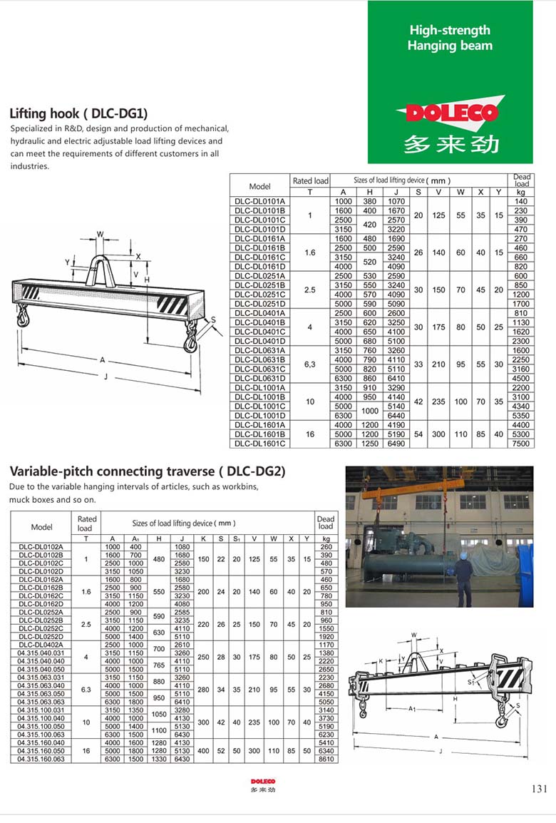 High-strength Hanging beam/ Lifting hook